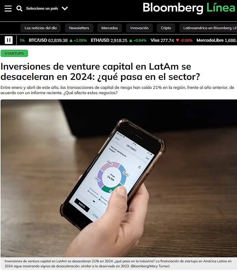 Inversiones de venture capital en LatAm se desaceleran en 2024: qu pasa en el sector?